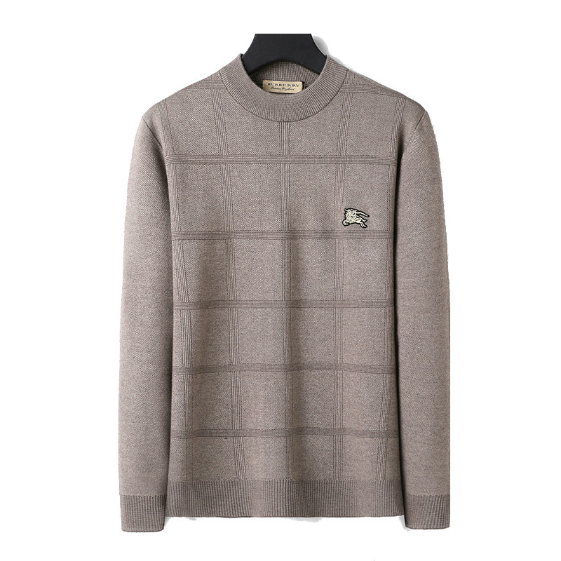 burberry pulls et sweat-shirts pour homme gris hiver